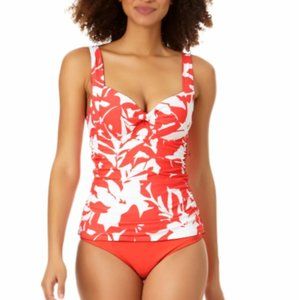 Anne Cole Retro Twist Underwire Tankini Top 34DD/ 36D